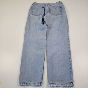 Vintage 90s Guess Baggy Distressed Denim Jeans Womens Size 31 Original Fit